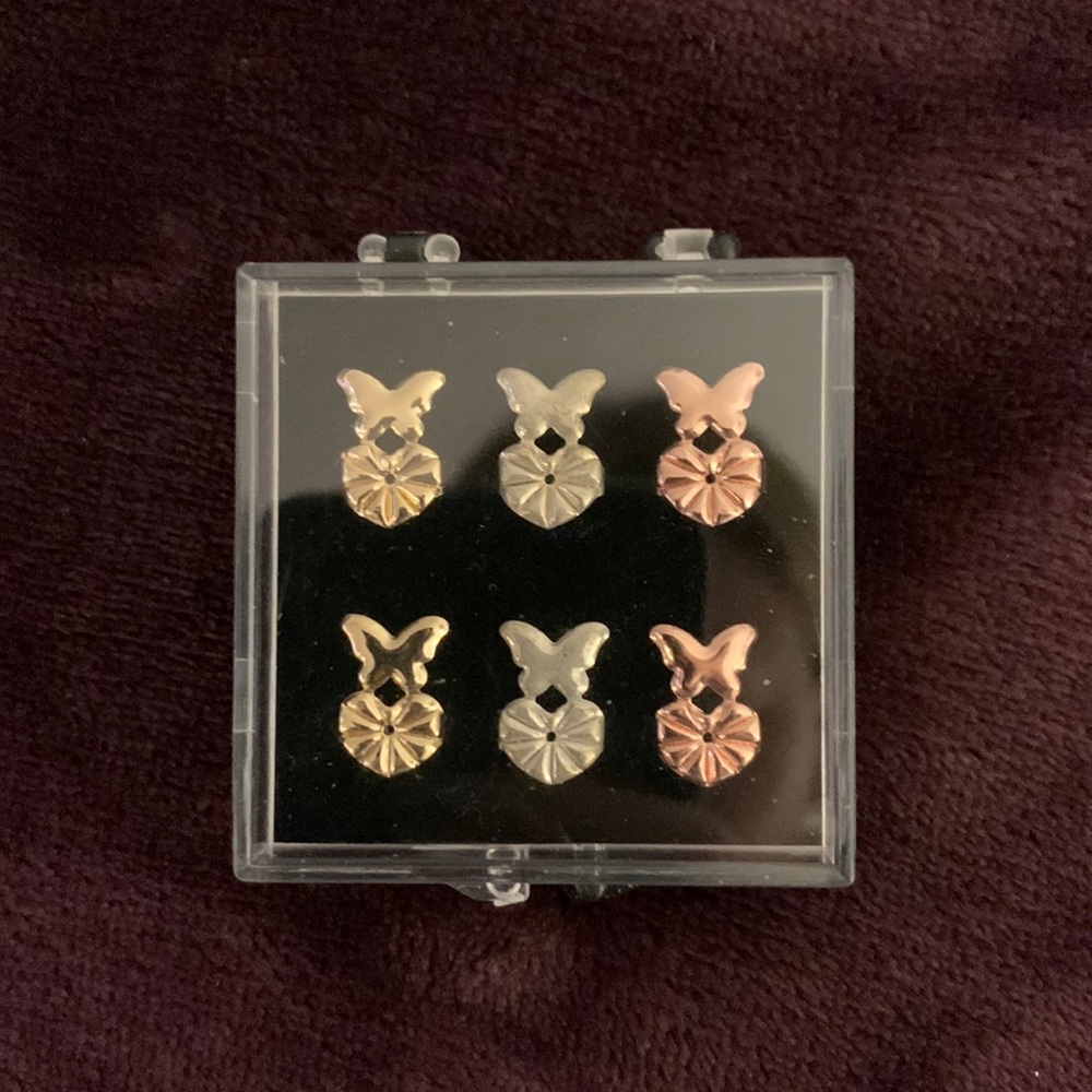 Set of 6 earring backs